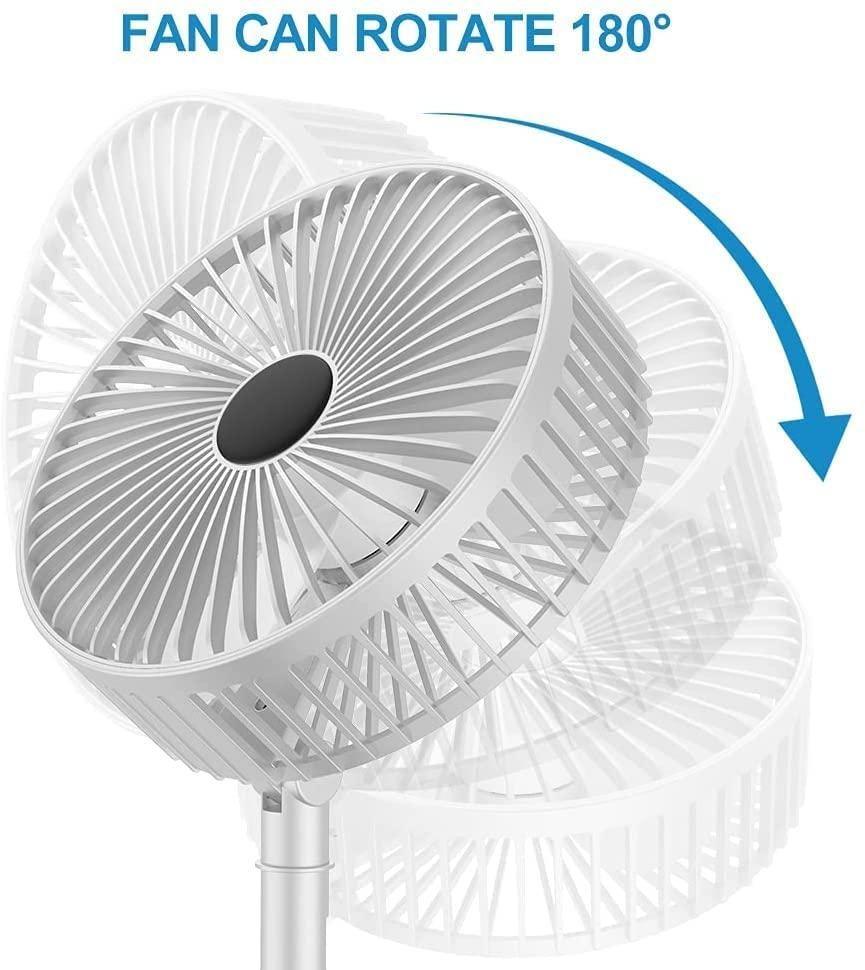 Adjustable Telescopic Rechargeable Standing Fan