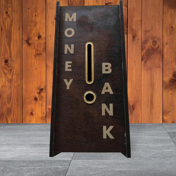 Grabssy Wooden Money Bank