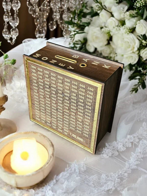 Grabssy Wooden Money Bank