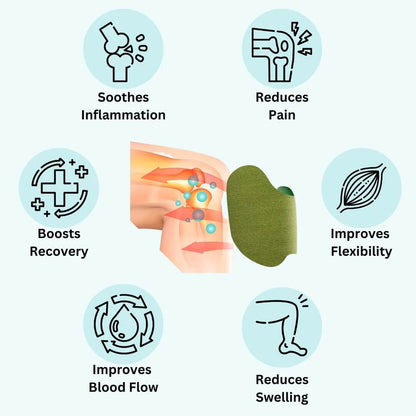 HealPatch™ - Natural Knee Pain Relief Patches 🌿🦵 (Pack of 10)